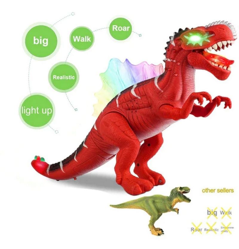 Comprar Dinosaurio Tiranosaurio Rex Movimiento en Electroshopy - Ángulo 2